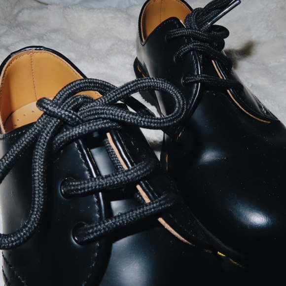 Dr. Martens Black Leather Women's Flats - Picture 3 of 4